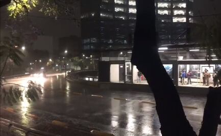Reportan tormentas eléctricas y caída de granizo en el Valle de México 