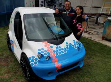 Mexicano crea auto eléctrico