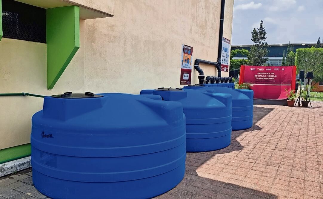 En el Tecnológico de Ecatepec, el sistema podrá captar hasta 15 mil litros de agua de lluvia. Foto: Especial