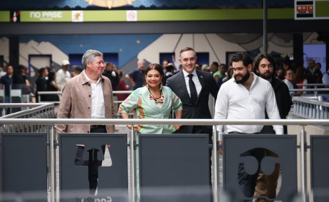 La jefa de Gobierno, Clara Brugada, anunció que la renovación de la línea 3 del Metro tendrá una inversión estimada de más de 40 mil millones de pesos. Foto: Karla Guerrero / EL UNIVERSAL
