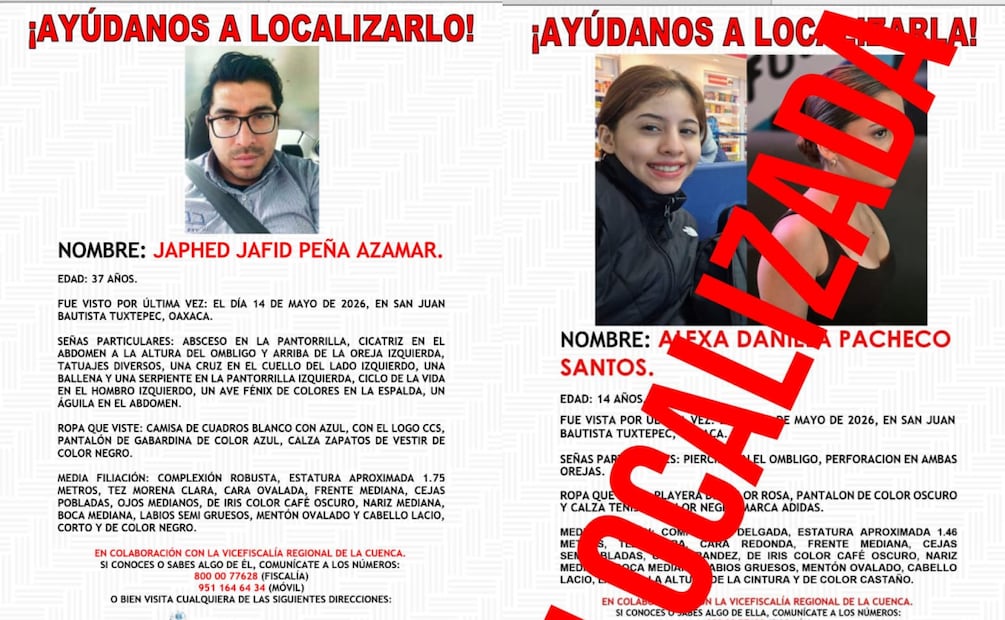 Trabajadores de Veracruz desaparecidos en Oaxaca. Foto: Especial