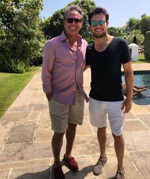 La foto de Luis Miguel y Checo Pérez que alborotó las redes