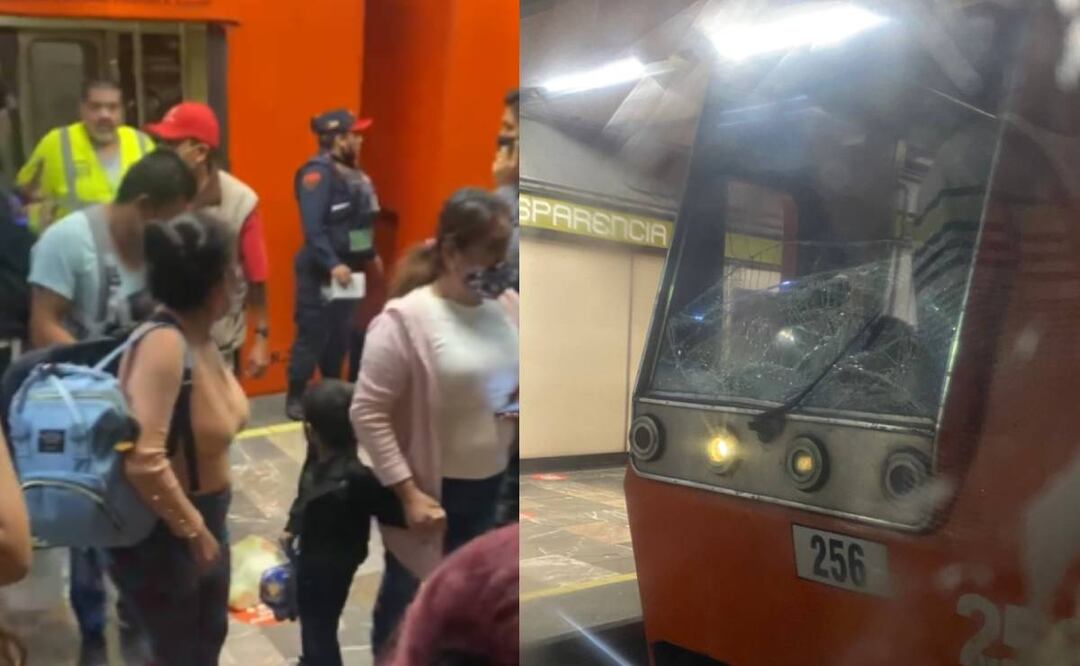 Foto: Especial/El Universal/ Un apersona se arrojó esta mañana del sábado en el Metro 