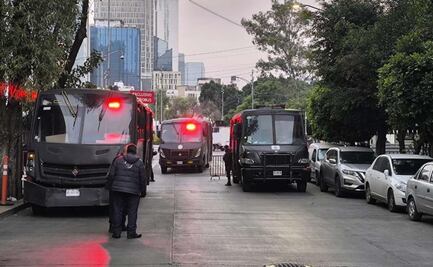 Blindan el Senado en vísperas de toma de protesta de nuevos juzgadores; policías resguardan la zona