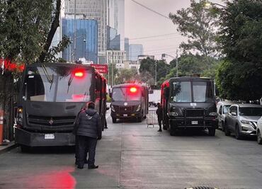 Con fuerte operativo protegen el Senado; alistan toma de protesta de personas juzgadoras