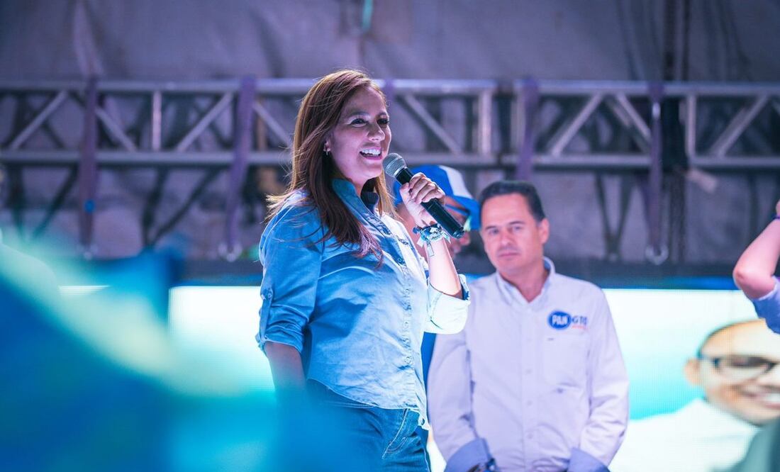 Libia Dennise García Muñoz Ledo, denunció la difusión de dos falsas conversaciones con inteligencia artificial. Foto: especial