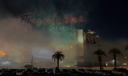 VIDEO: ¡Implosión espectacular! Las Vegas se despide del famoso casino Tropicana; construirán estadio de béisbol en su lugar