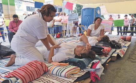 Enfermeras siguen en huelga de hambre pese a resolución del Gobierno en Chiapas