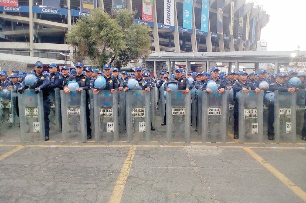 El Estadio Azteca estará bien vigilado para el próximo domingo. (ARCHIVO. EL UNIVERSAL)