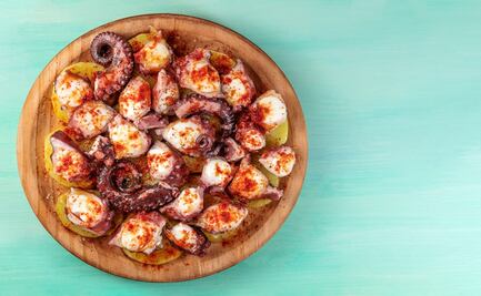 Montaditos de papa y pulpo para Cuaresma