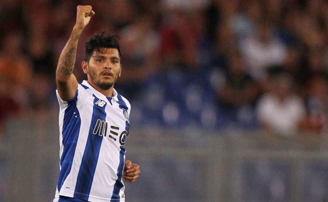 Twitter. ‘Tecatito’ Corona festejando su anotación con el Porto FC 