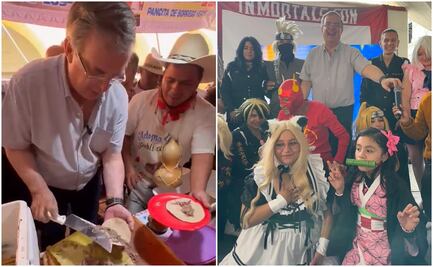 Ebrard, activo en Actopan: asiste a concurso de barbacoa y hasta se reúne con cosplayers
