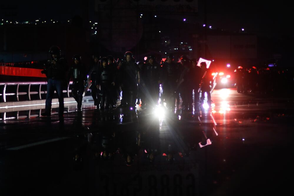 Operativo en la carretera México-Pachuca (XINHUA)