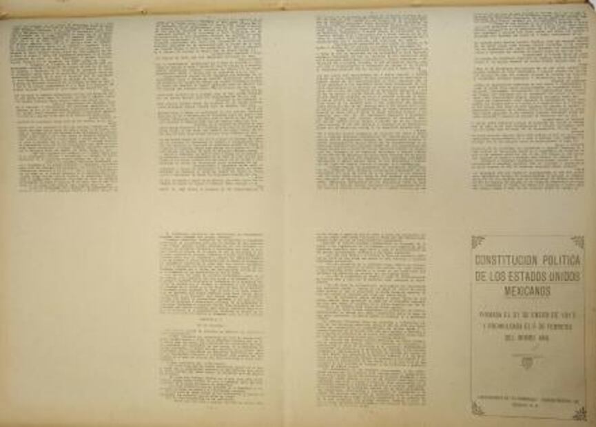 La Constitución que se imprimió por primera vez en papel periódico