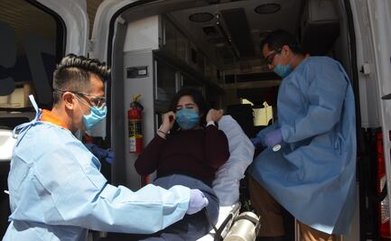 Realizan simulacros por coronavirus en ambulancias y hospitales de Guanajuato