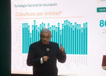 Gobierno no descarta dosis de refuerzo, pero la prioridad es completar esquema de vacunación: AMLO