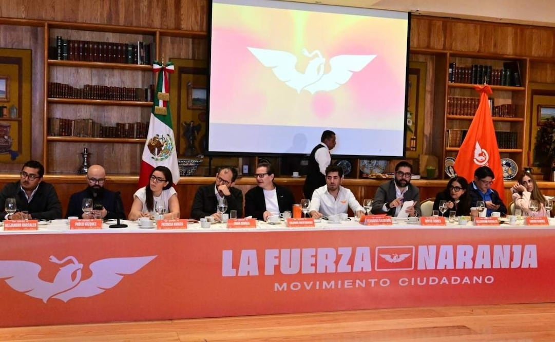 La dirigencia de Movimiento Ciudadano en la Ciudad de México reiteró que irán solos en las elecciones de 2027. 09/09/2026. | Foto: Especial.