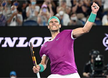 Rafa Nadal avanza a los octavos de final del Abierto de Australia