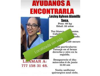 Localizan a estudiante de Odontología calcinada en Morelos