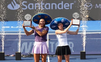 Cristina Bucsa y Nicole Melichar-Martínez son campeonas de dobles en el Abierto de Guadalajara