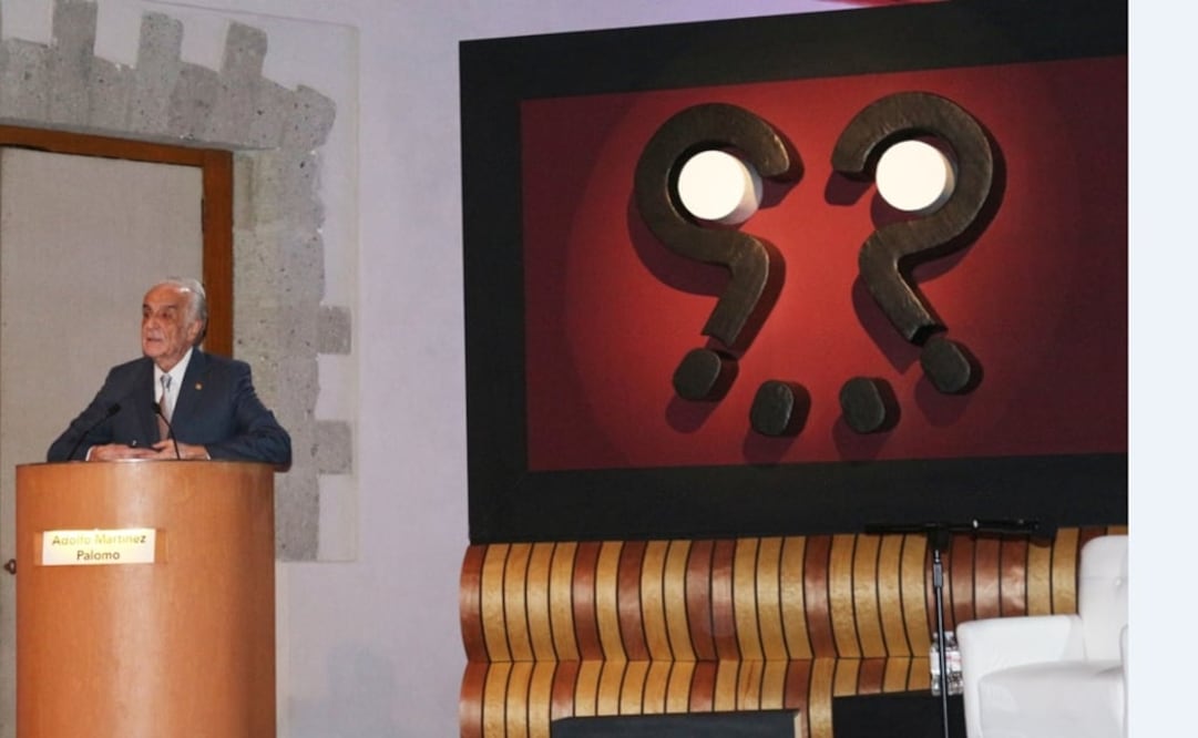 El médico y científico Adolfo Martínez Palomo durante la presentación. (FOTO: Carla Torres/ FCCyT)