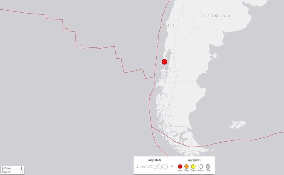 Se registra sismo de 7.6 grados en Chile; emiten alerta de tsunami