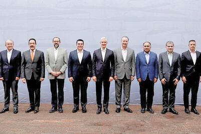 Gobernadores del PRI van por unidad 