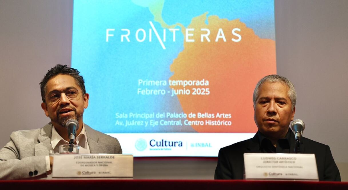 "Fronteras", programa de Orquesta Sinfónica Nacional.
Foto: EL UNIVERSAL / Berenice Fregoso