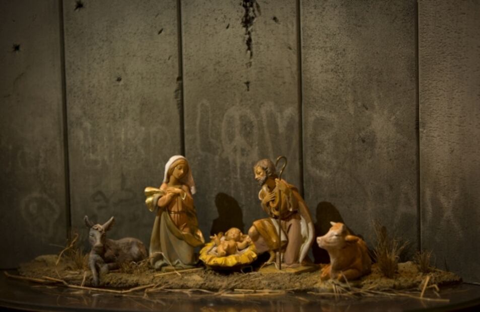 Banksy exhibe Nacimiento en ciudad donde nació Jesús