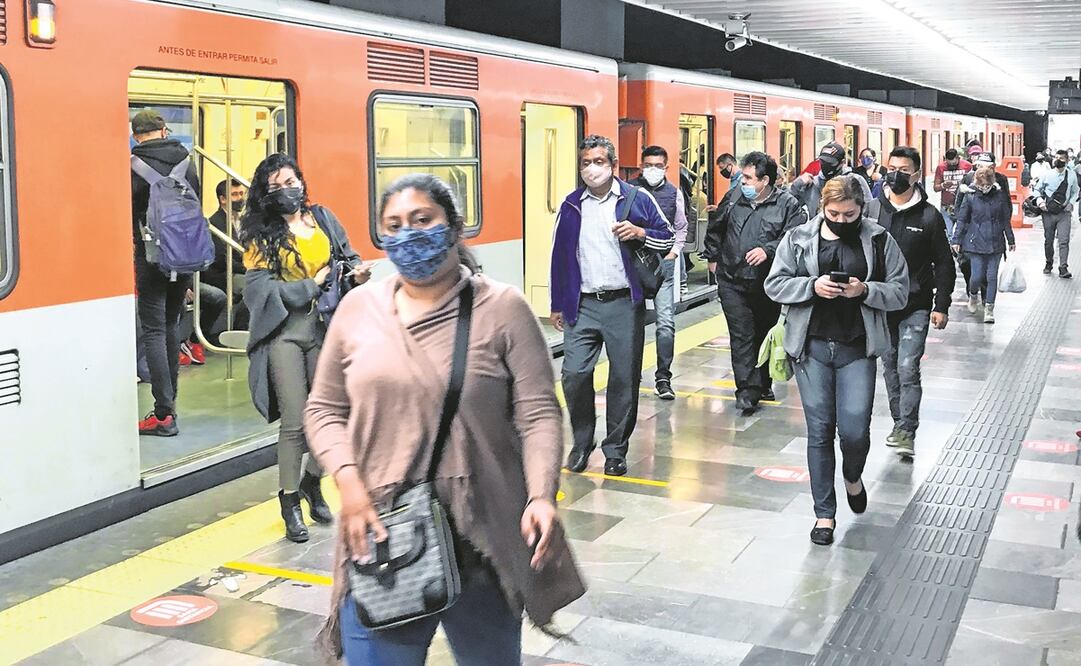 El Gobierno capitalino aportó un 17% adicional a los recursos del Metro, porque en 2020 hubo menos pasajeros, dijo Sheinbaum. Foto: ARCHIVO EL UNIVERSAL