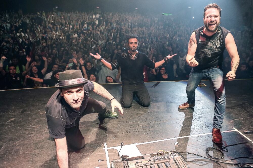 El ahora trío dio un concierto en el Teatro Metropólitan (OCESA)