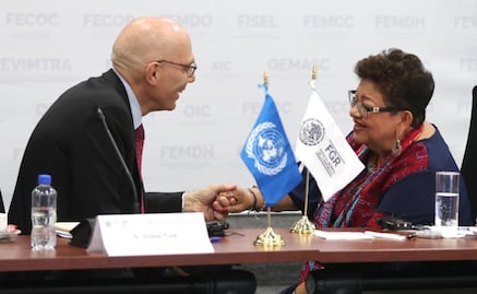 Godoy se reúne con el Alto Comisionado de la ONU; dialogan sobre fortalecer sistema forense y atención a desapariciones