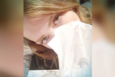 Andrea Legarreta se contagia de influenza