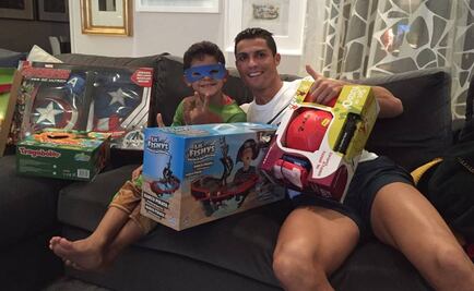 Los Reyes Magos llegaron a la casa de CR7