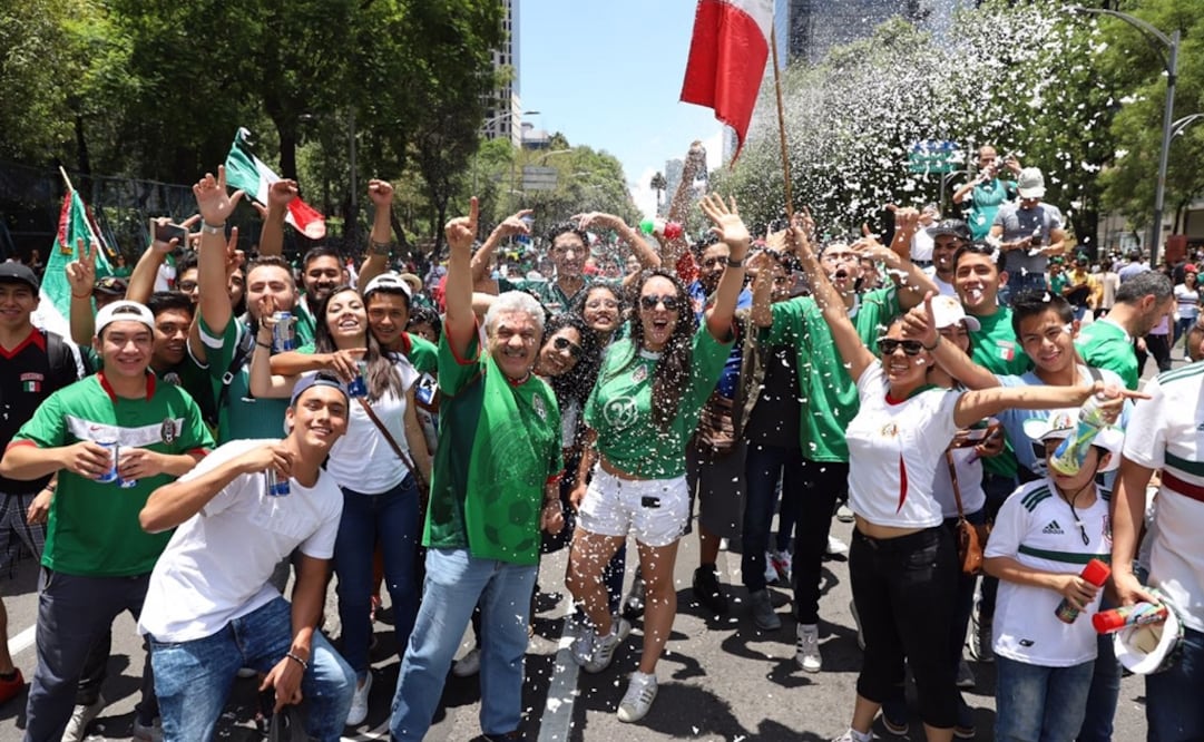 Aficionados de la Selección mexicana (Foto: Berenice Fregoso)