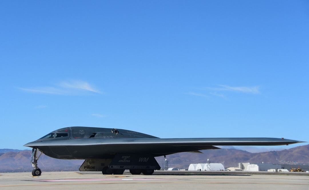 Estados Unidos usó Bombardero B-2, de última generación, contra bases nucleares en Irán. (21/06/25) Foto: AFP