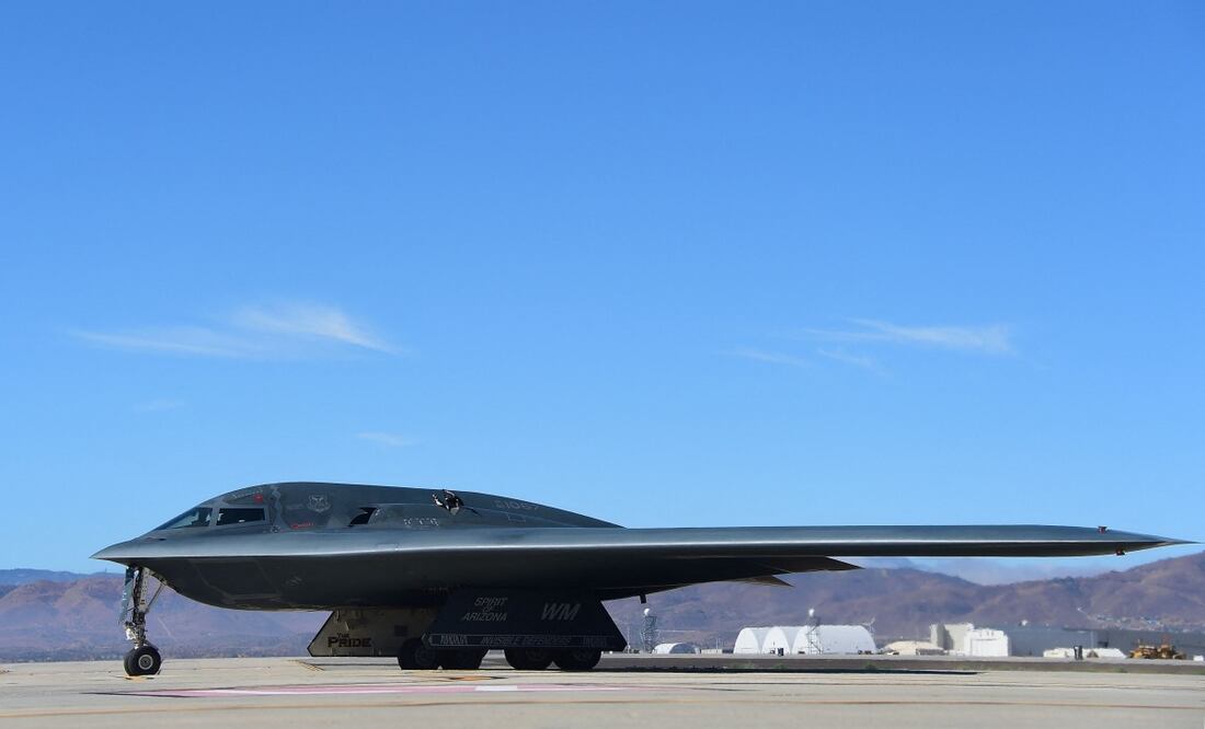 Estados Unidos usó Bombardero B-2, de última generación, contra bases nucleares en Irán. (21/06/25) Foto: AFP
