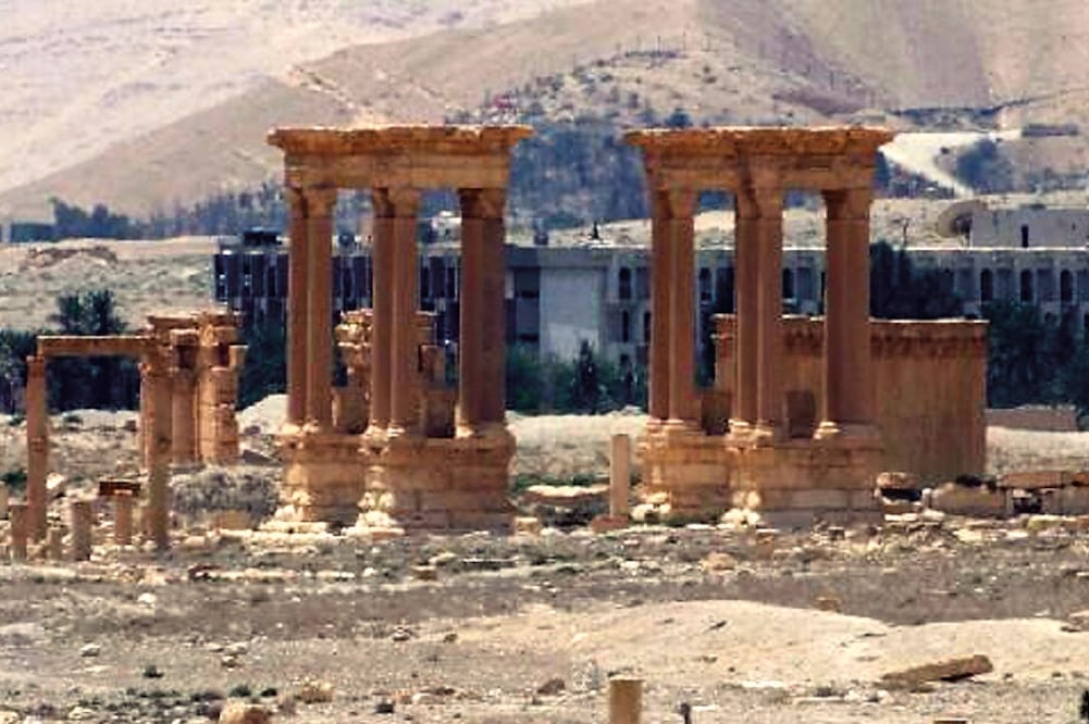 Imagen de Palmira en mayo cuando fue ocupada por el EI (ARCHIVO EL UNIVERSAL. AP)