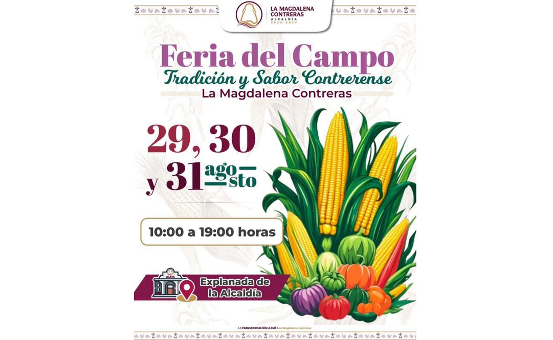 Feria del Campo en Magdalena Contreras.
Foto: Especial.