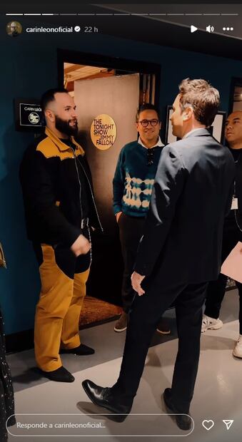 Carín León en el Tonight Show de Jimmy Fallon. / Foto: Tomada de Instagram
