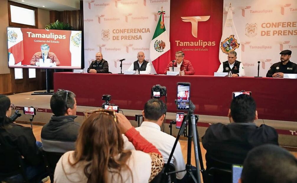 Durante la presentación del informe en materia de seguridad pública, el gobernador reiteró su disposición para que la sociedad viva en paz. Foto: Especial
