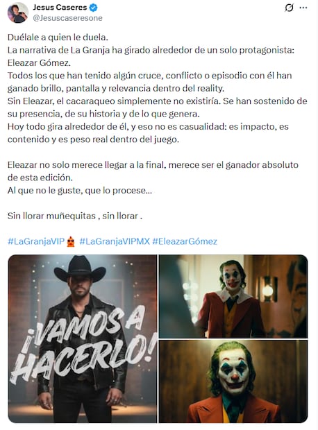 Memes de la novena noche de Traición en La Granja VIP. Foto: X