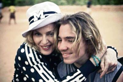 Madonna se reencuentra con su hijo en Londres