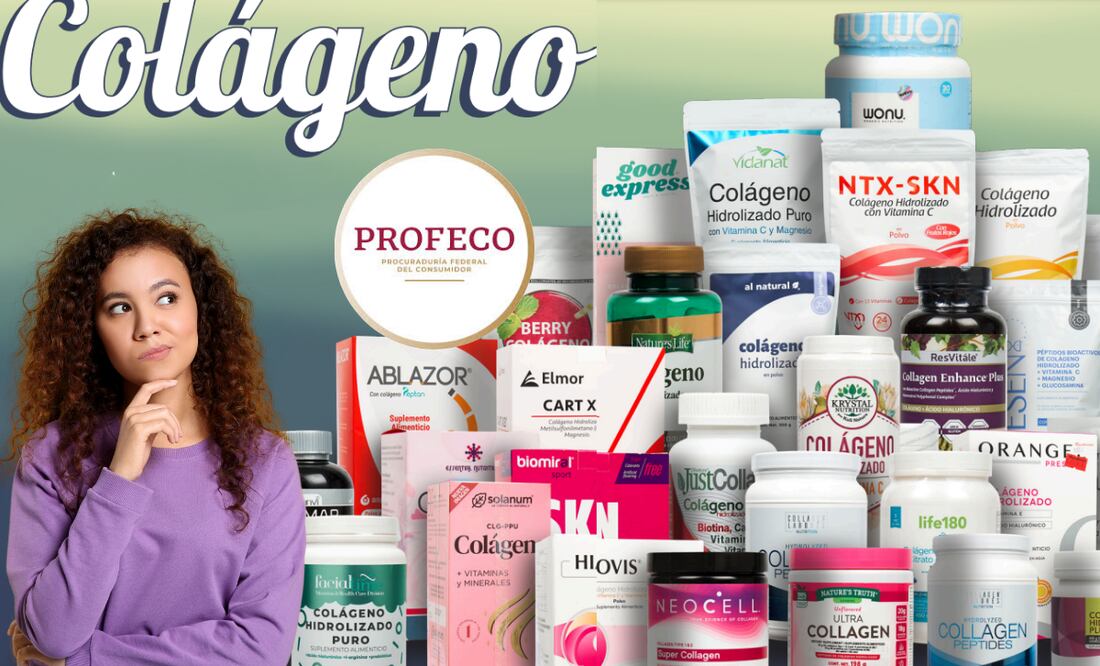 Estas son las mejores marcas mexicanas de colágeno, según Profeco. Foto: El universal