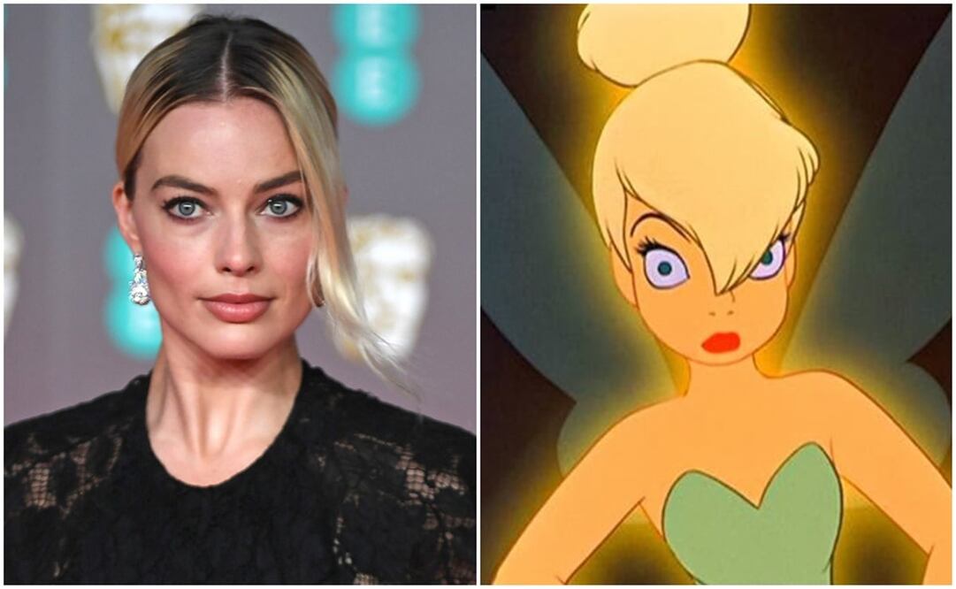 Margot Robbie y Campanilla. Foto: Especial