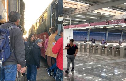 Tras reapertura de la L1 usuarios prefieren usar servicio RTP o Metrobús que entrar al Metro 
