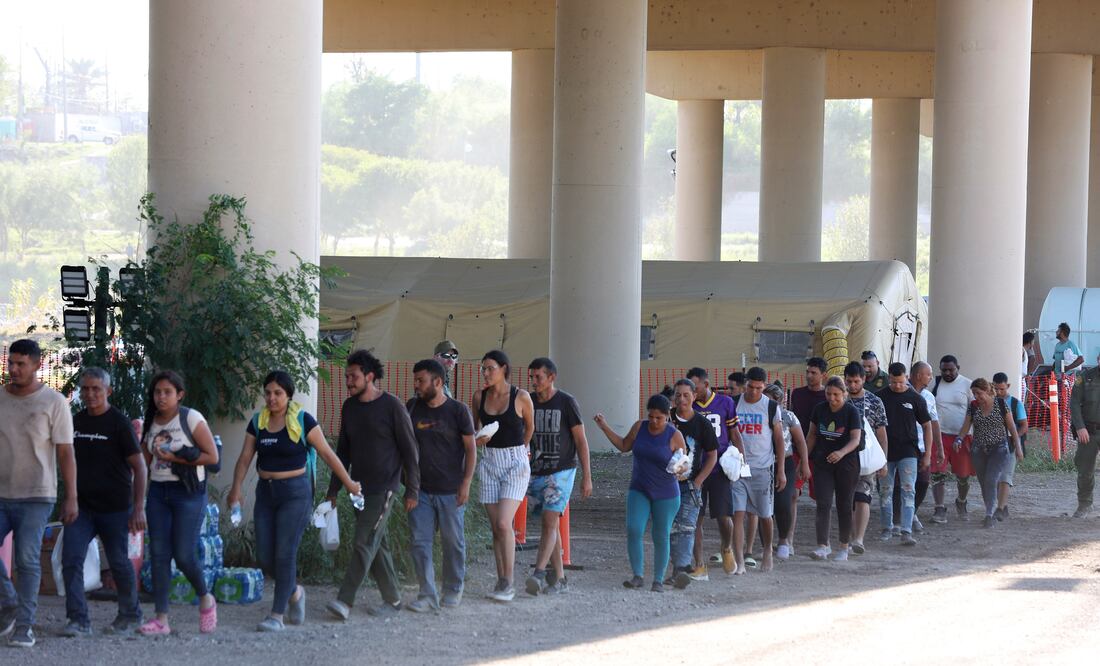 Eagle Pass, Texas. Foto: Jerry Lara/The San Antonio Express-News via AP