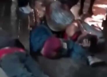 Pobladores de Tulancingo, Hidalgo, golpean a 4 supuestos ladrones; amenazaron con prenderles fuego