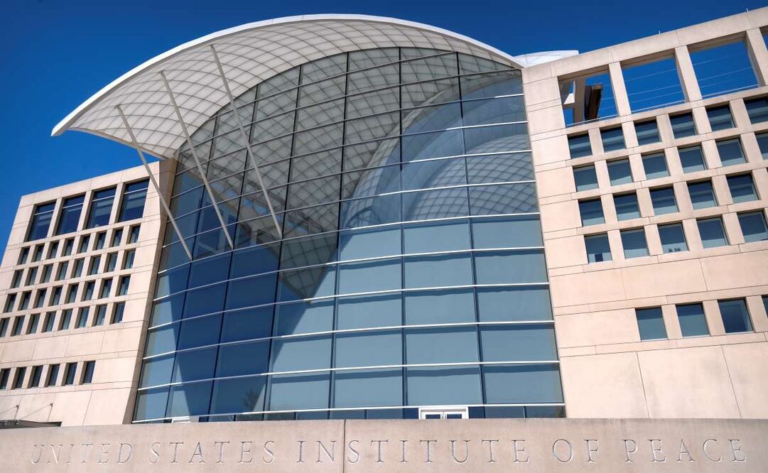 En la imagen, las oficinas generales del Instituto de Paz de Estados Unidos, el martes 18 de marzo de 2025, en Washington. Foto: AP