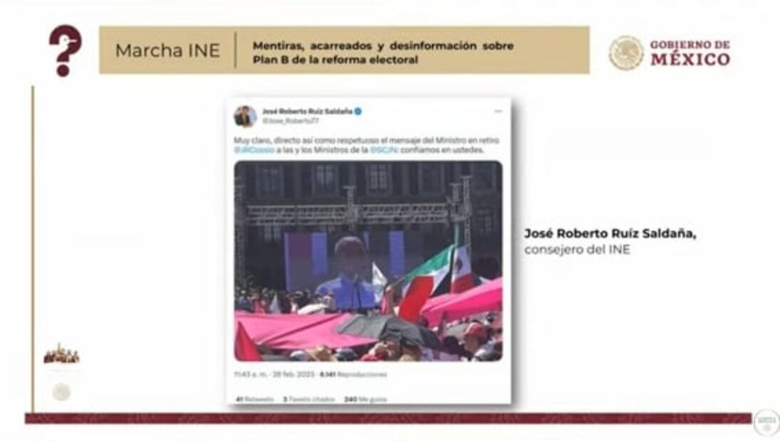 La mañanera de AMLO, 1 de marzo, minuto a minuto